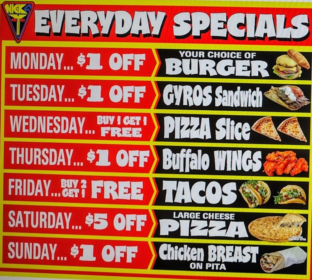 Nick's Gyros Menu image 2